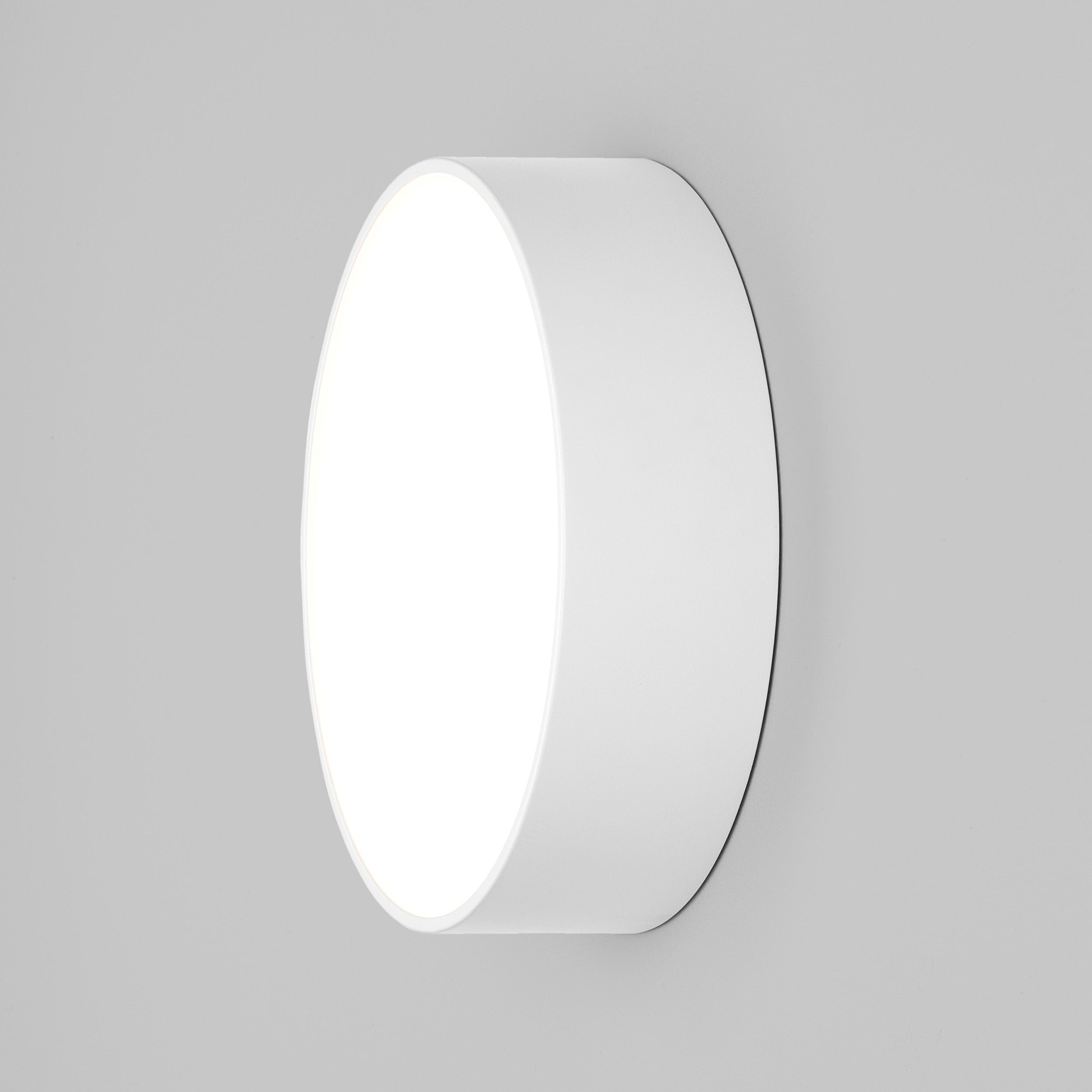 Astro Kea 250 Round Outdoor Wall Light in Textured White IP65