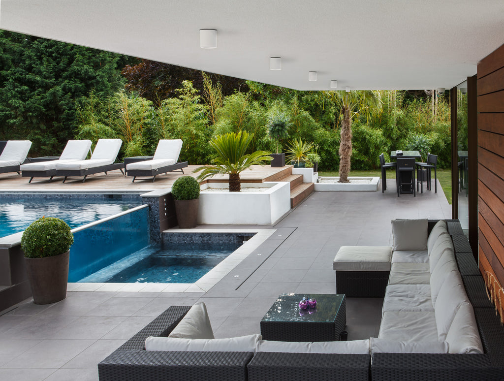 Astro Kos II Outdoor Downlight in Matt White IP65