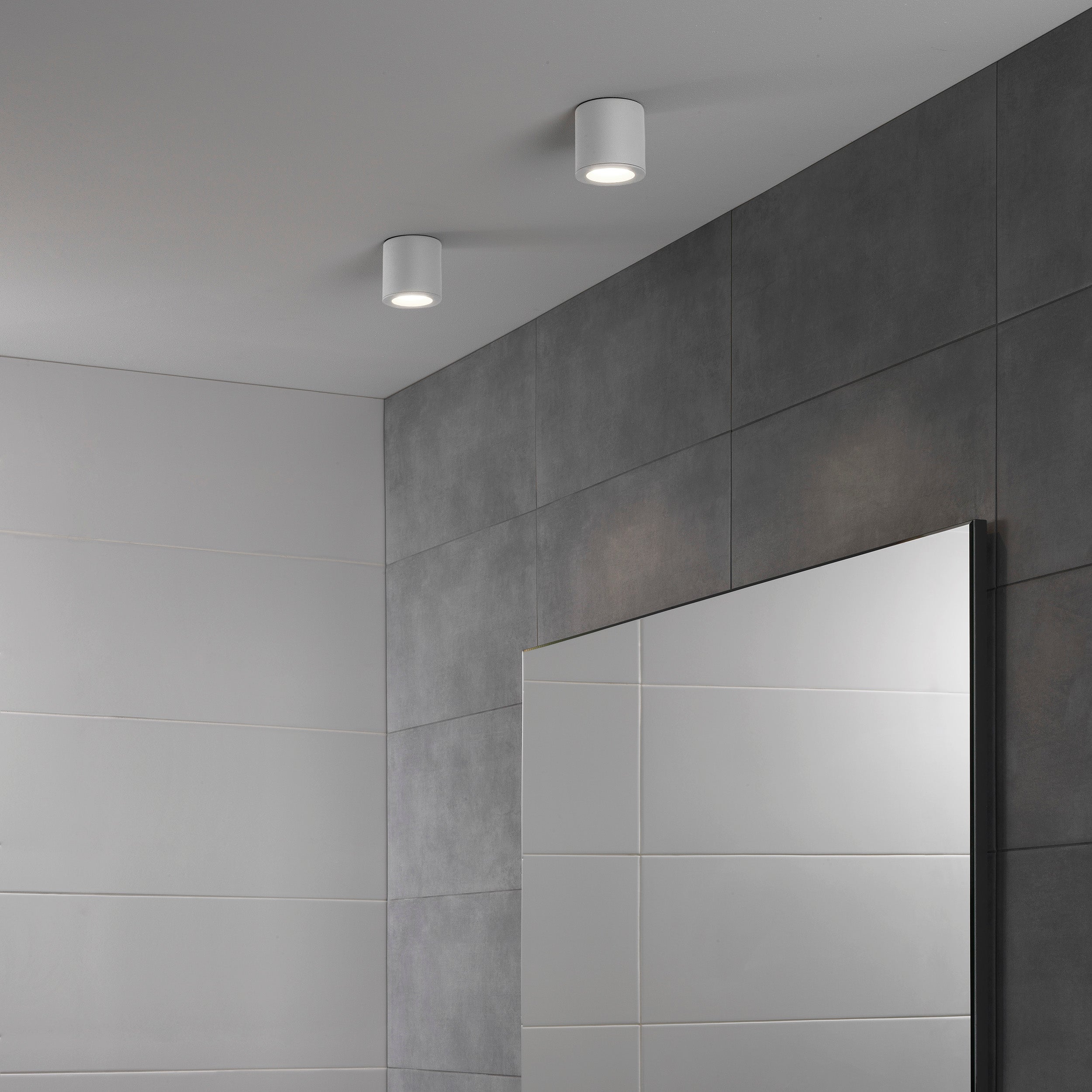 Astro Kos II Outdoor Downlight in Matt White IP65