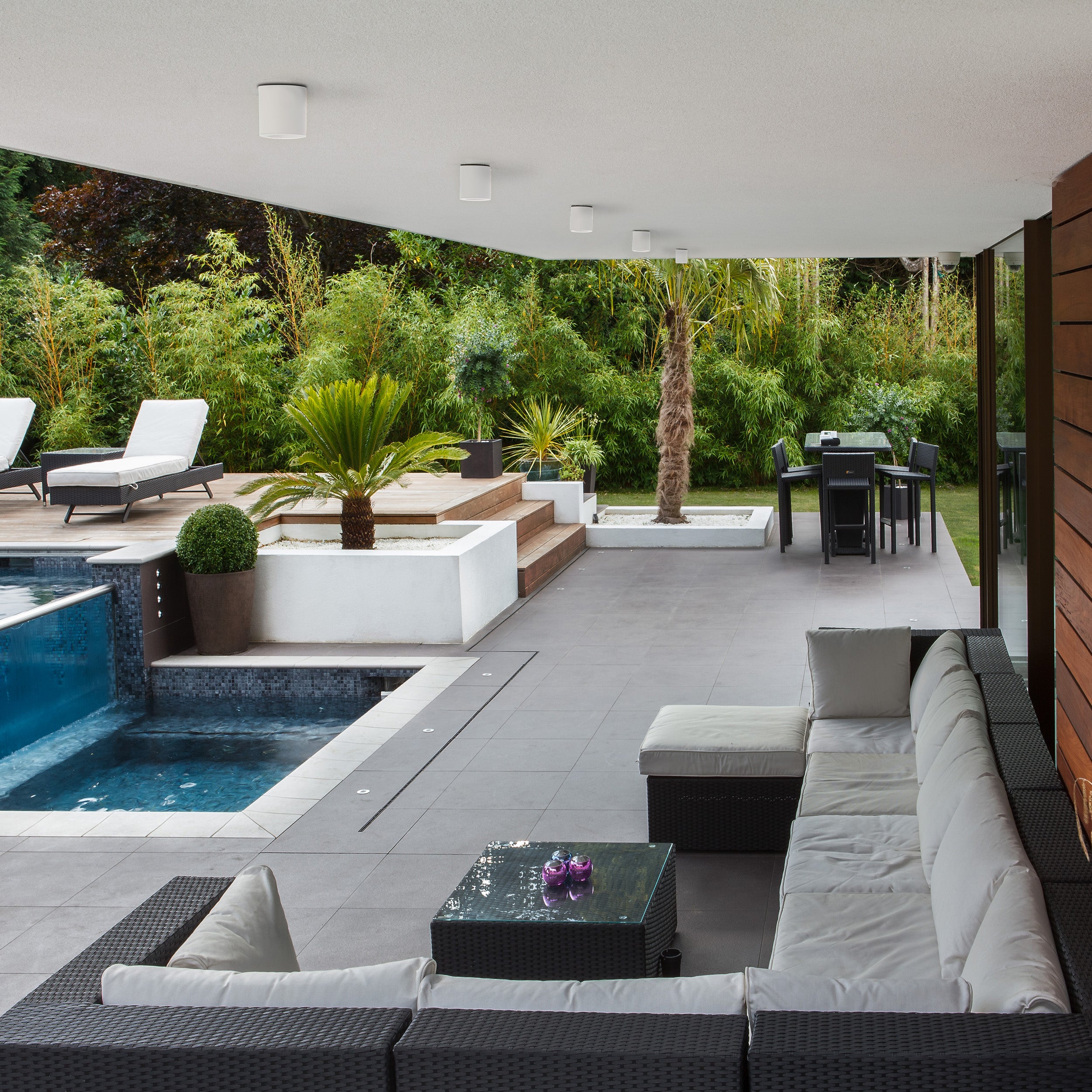 Astro Kos II Outdoor Downlight in Matt White IP65