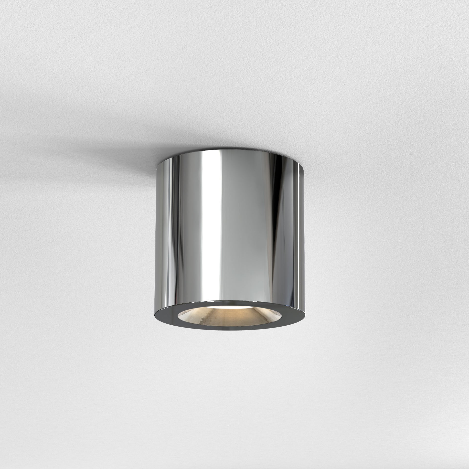 Astro Kos II Outdoor Downlight in Polished Chrome IP65