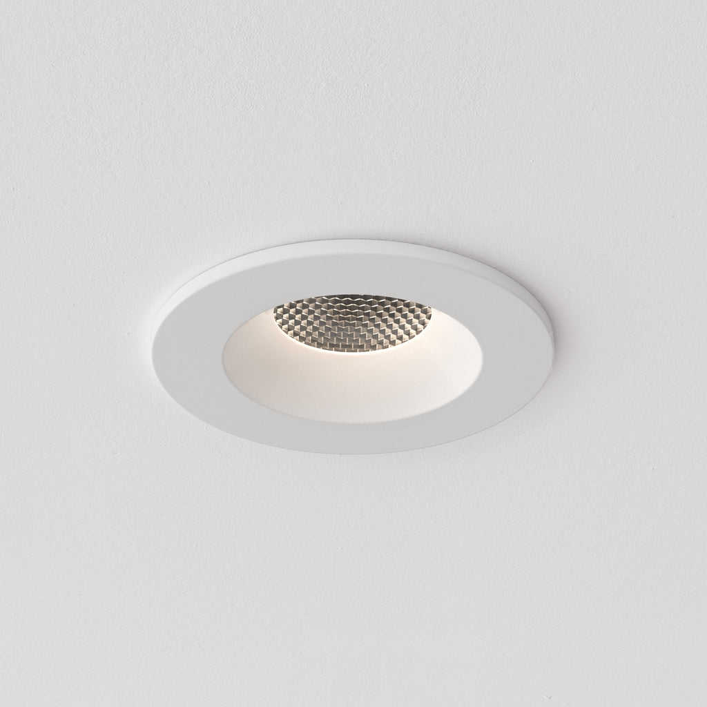 Astro Kos Recessed Exterior Downlight in Matt White