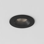Astro Kos Recessed Exterior Downlight in Textured Black