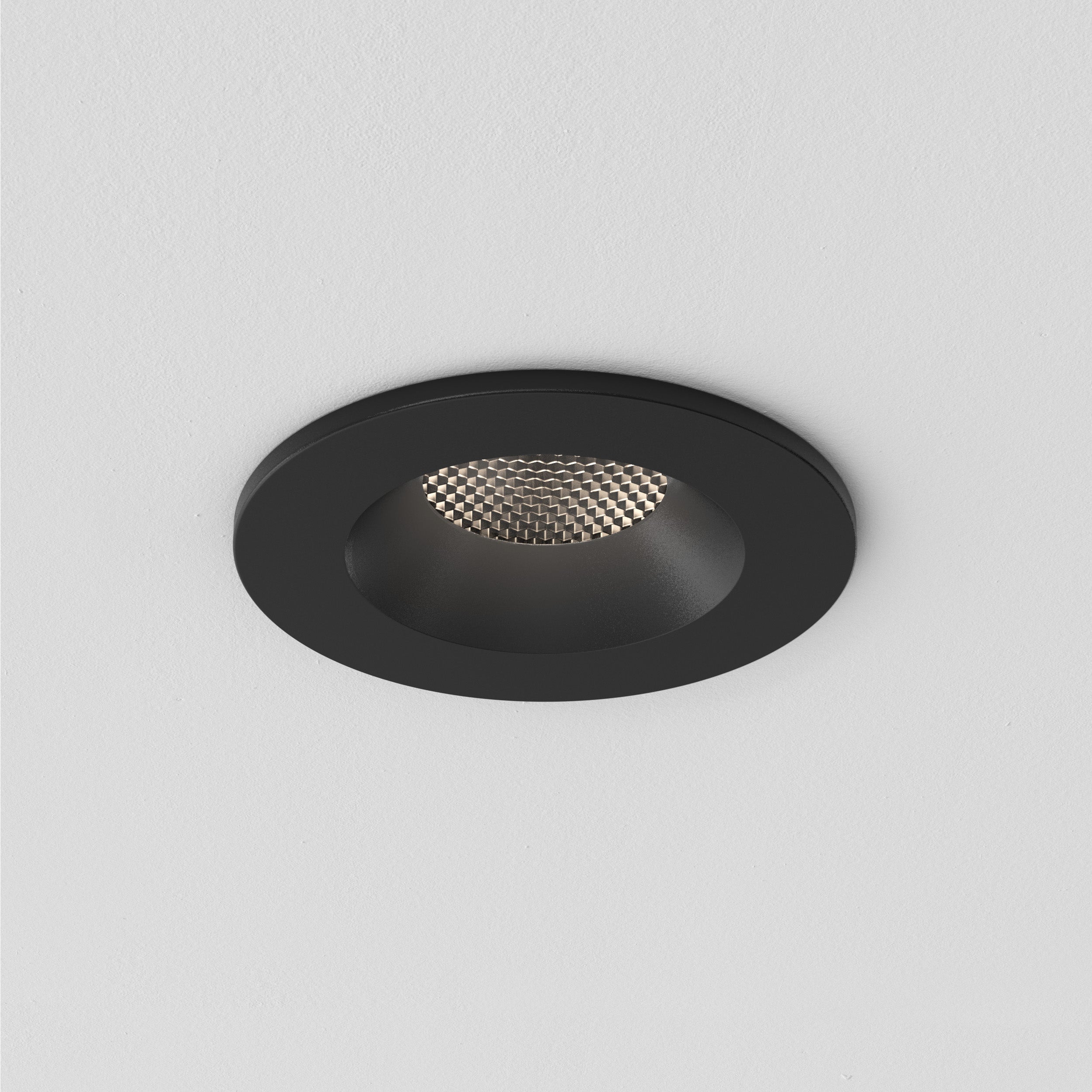 Astro Kos Recessed Exterior Downlight in Textured Black