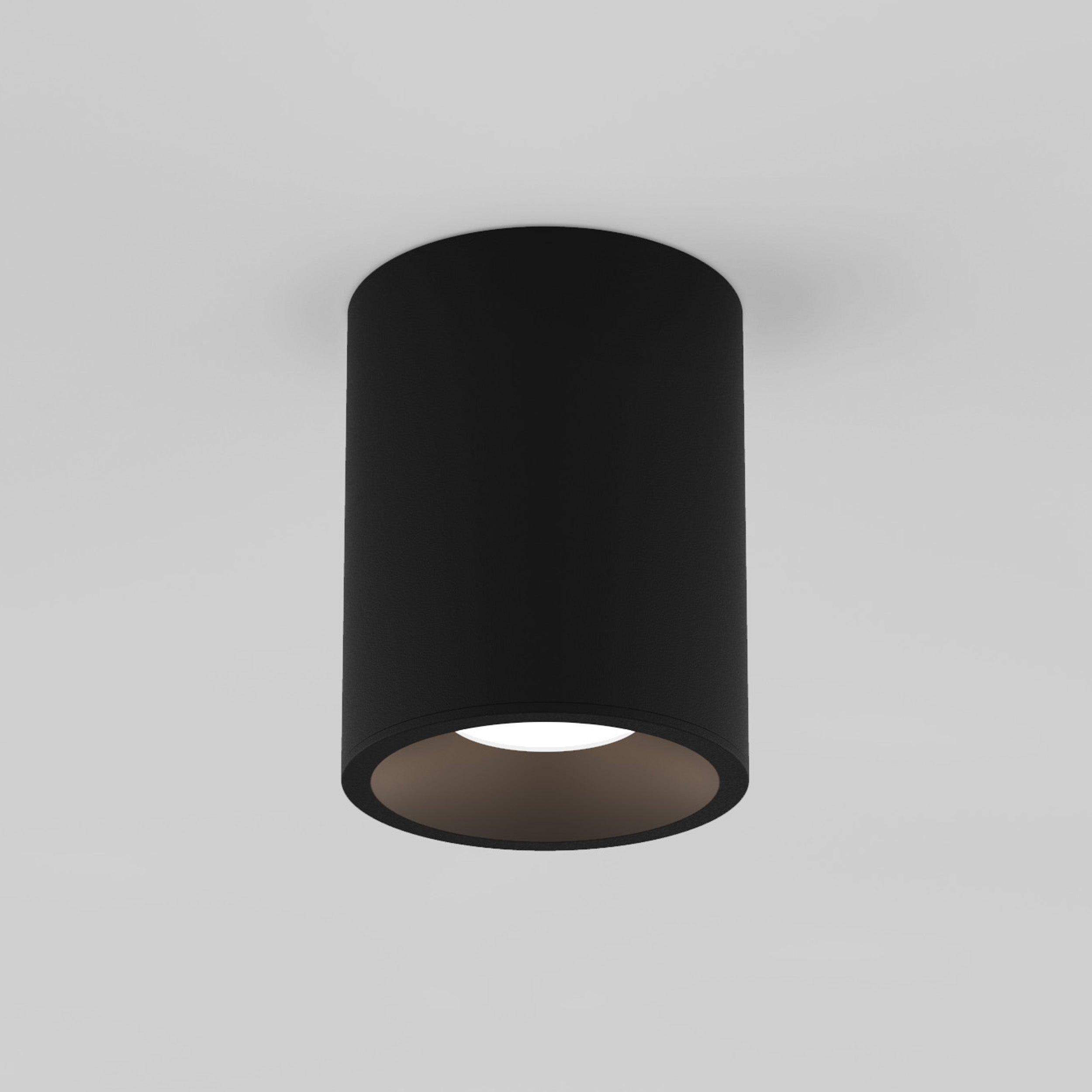 Astro Kos Round 100 Outdoor Downlight in Textured Black IP65