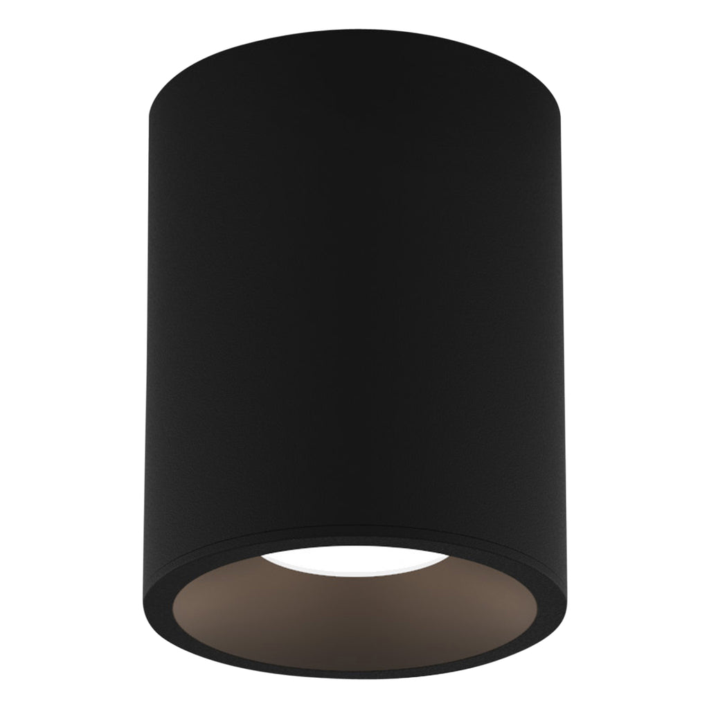 Astro Kos Round 100 Outdoor Downlight in Textured Black IP65