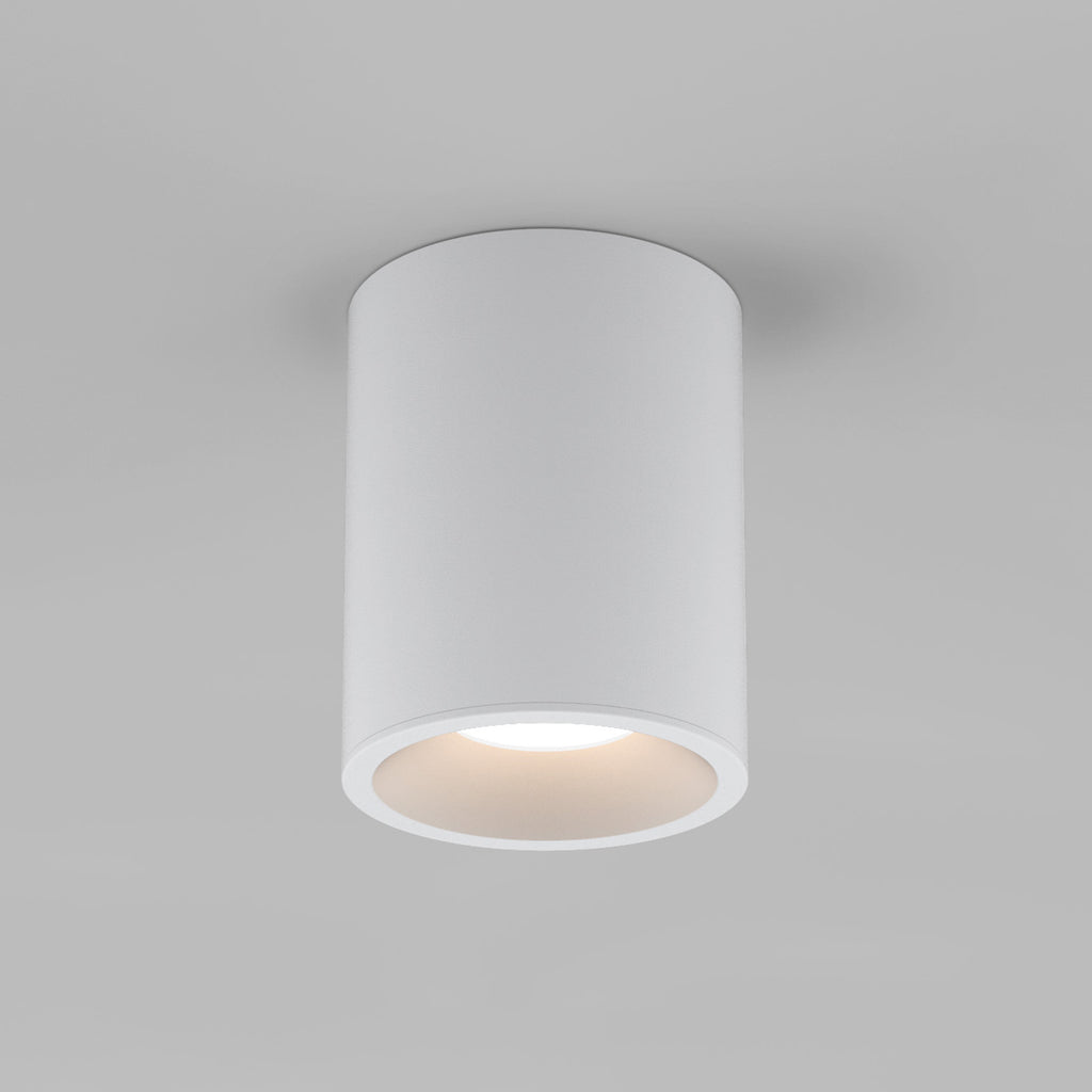 Astro Kos Round 100 Outdoor Downlight in Textured White IP65