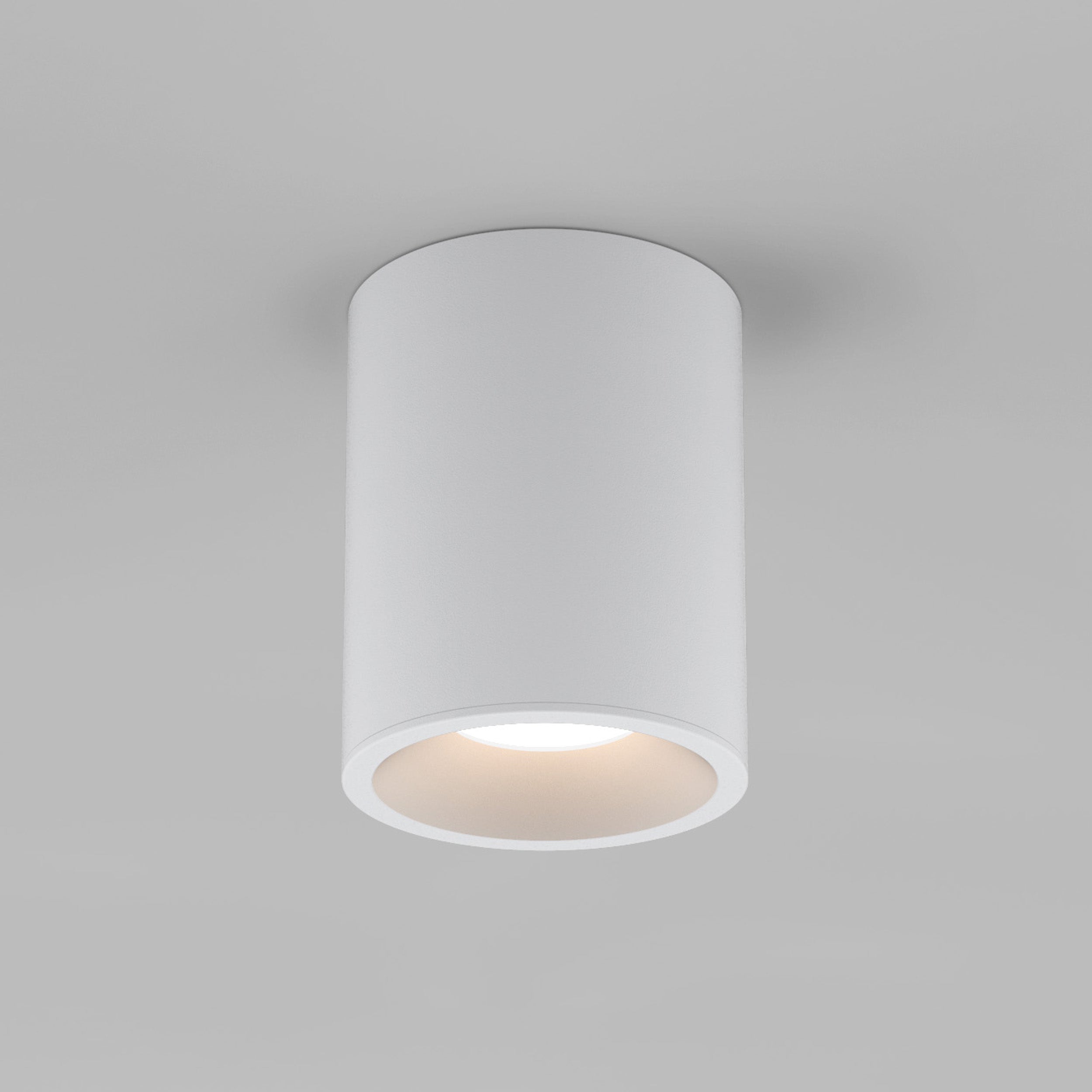 Astro Kos Round 100 Outdoor Downlight in Textured White IP65