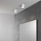 Astro Kos Round 100 Outdoor Downlight in Textured White IP65