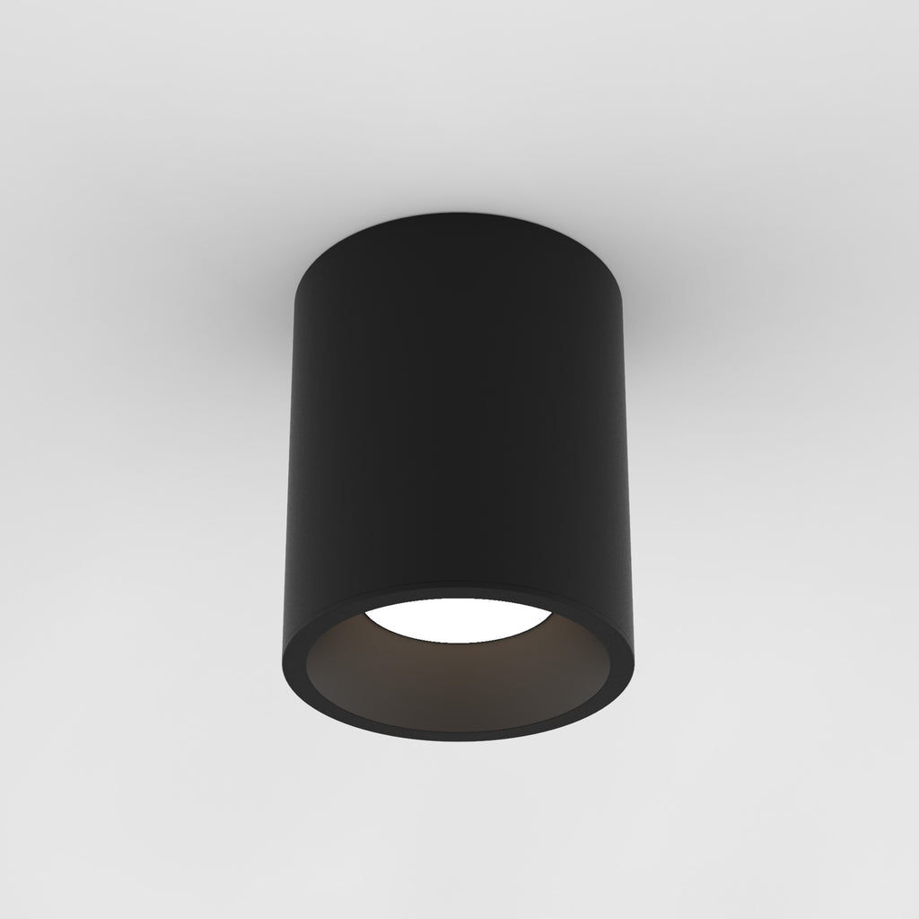 Astro Kos Round 140 Outdoor Downlight in Textured Black IP65