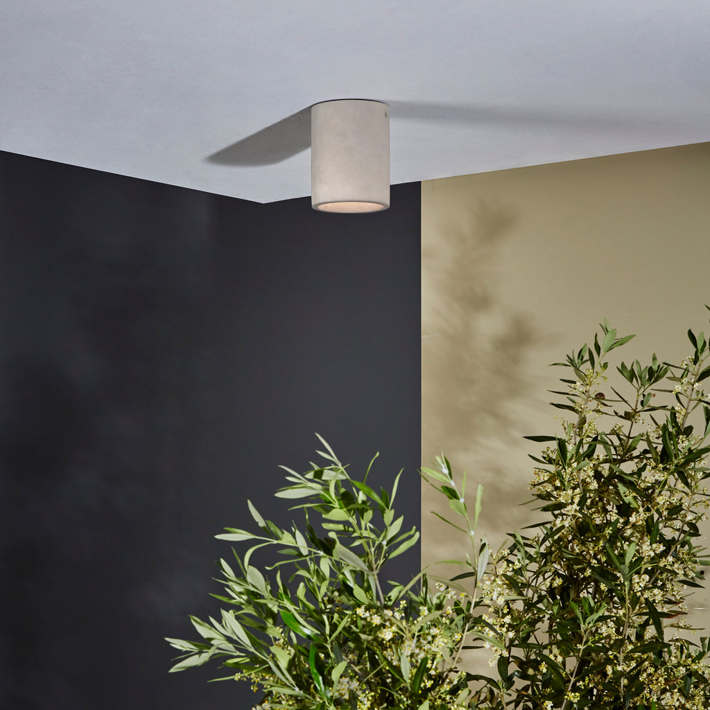 Astro Kos Round Coastal Downlight in Matt Concrete