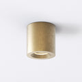 Astro Kos Round Downlight in Solid Brass