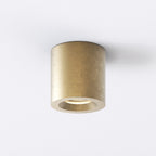 Astro Kos Round Downlight in Solid Brass