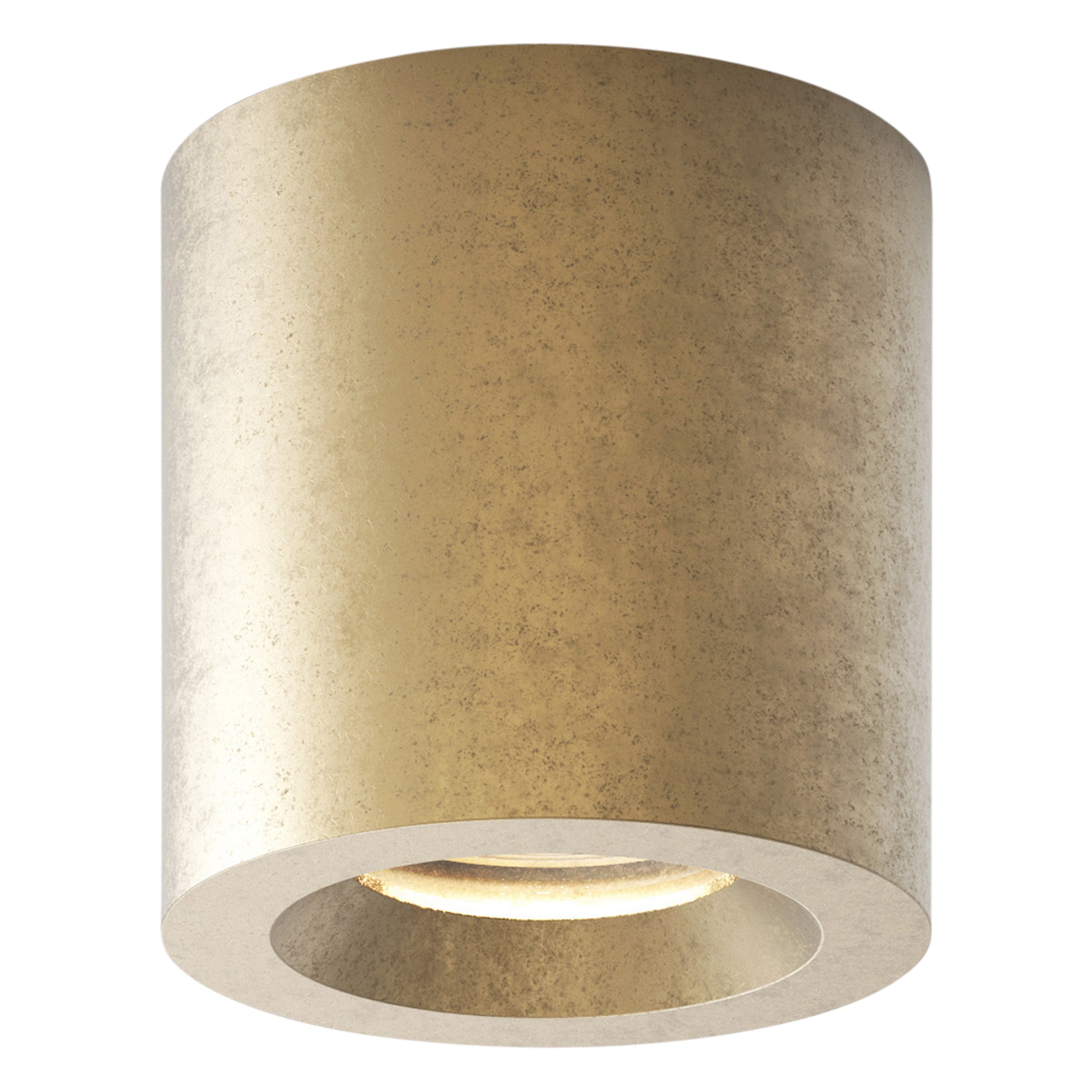 Astro Kos Round Downlight in Solid Brass