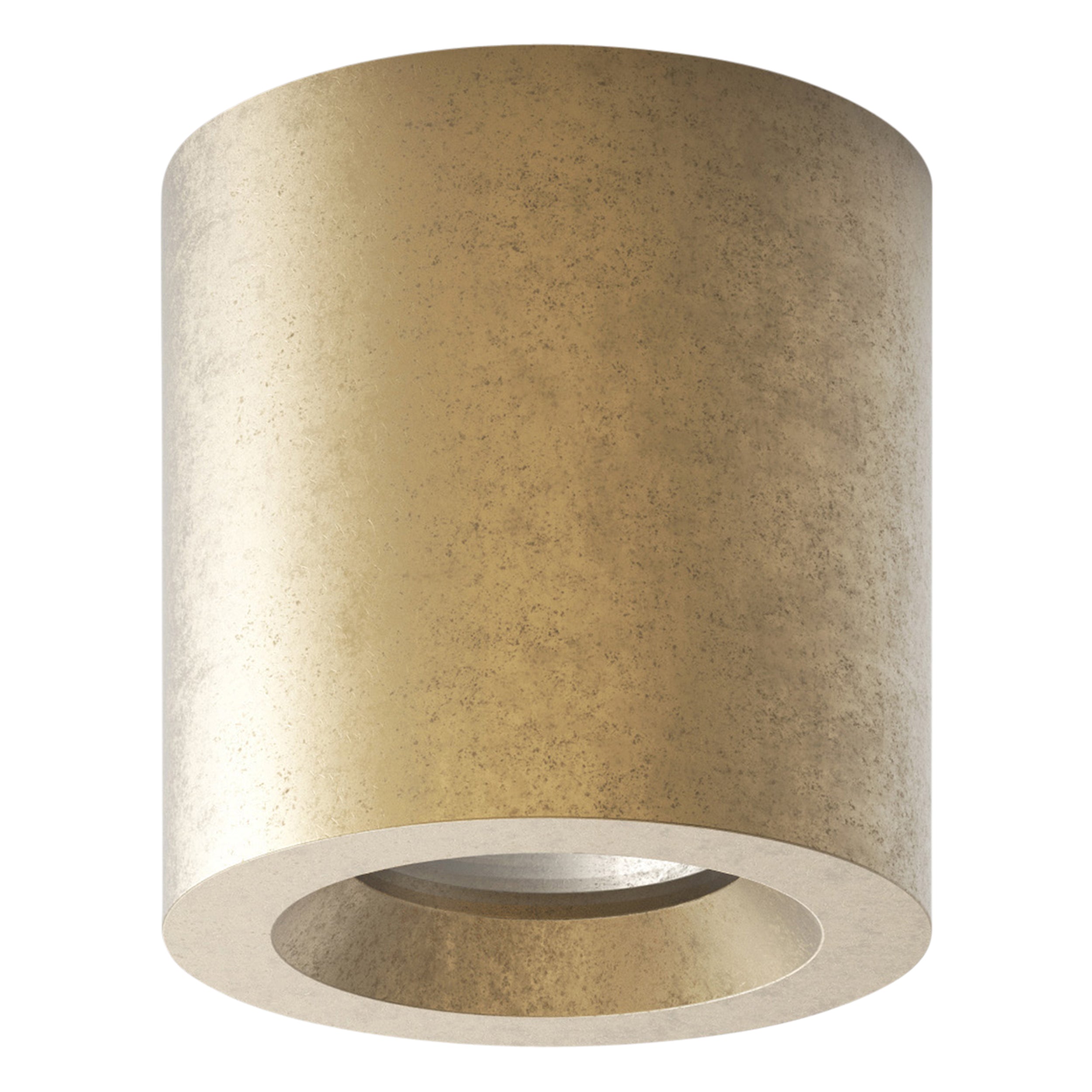 Astro Kos Round Downlight in Solid Brass