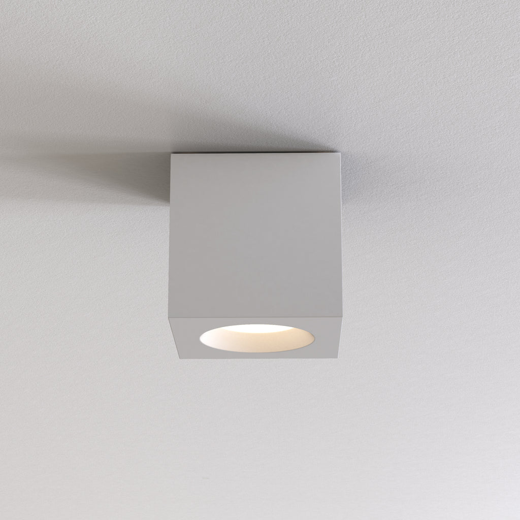 Astro Kos Square II Bathroom Downlight in Matt White IP65