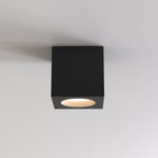 Astro Kos Square II Bathroom Downlight in Textured Black IP65