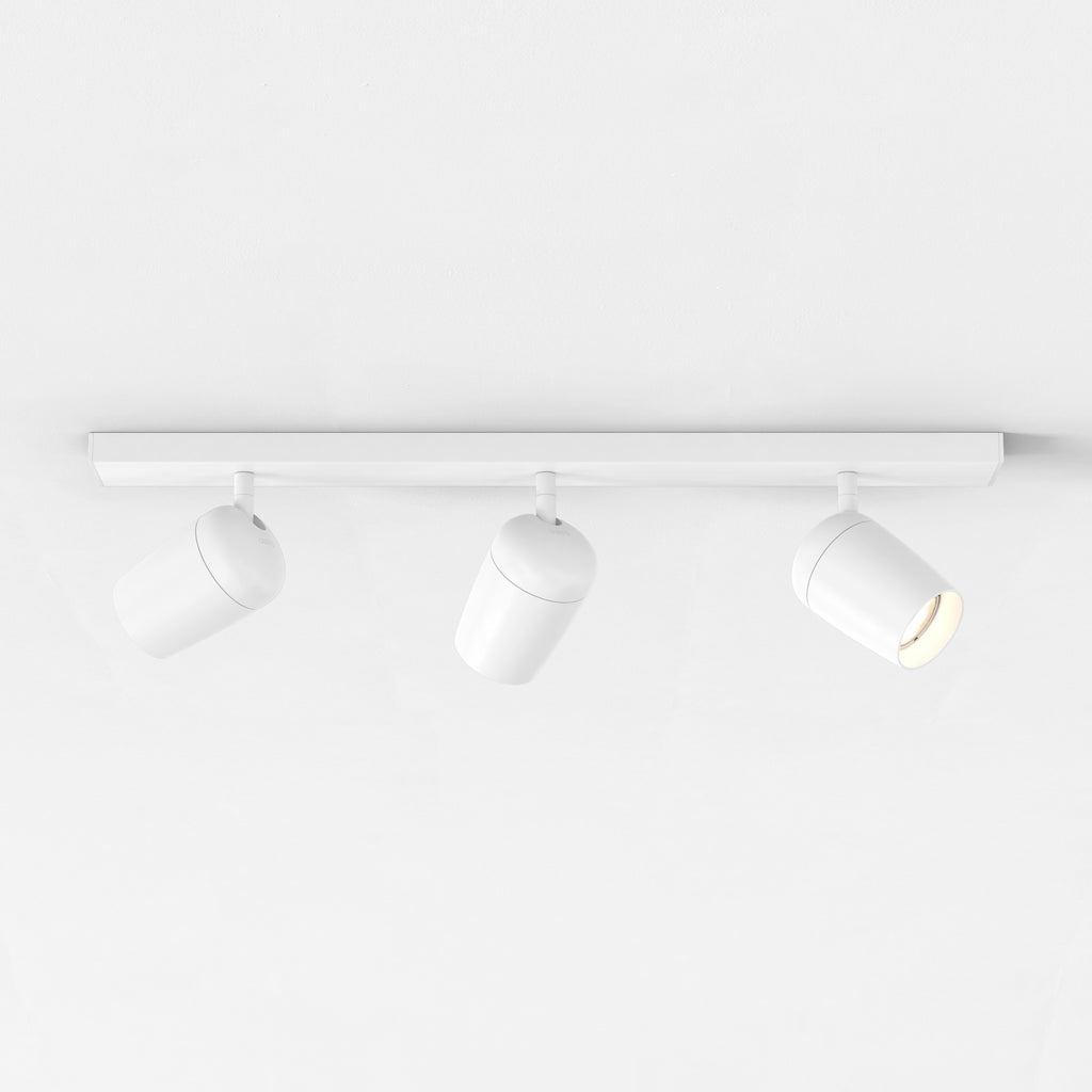 Astro Koto 3 Light Spotlight in Matt White