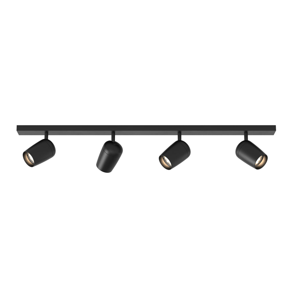 Astro Koto 4 Light Spotlight in Matt Black