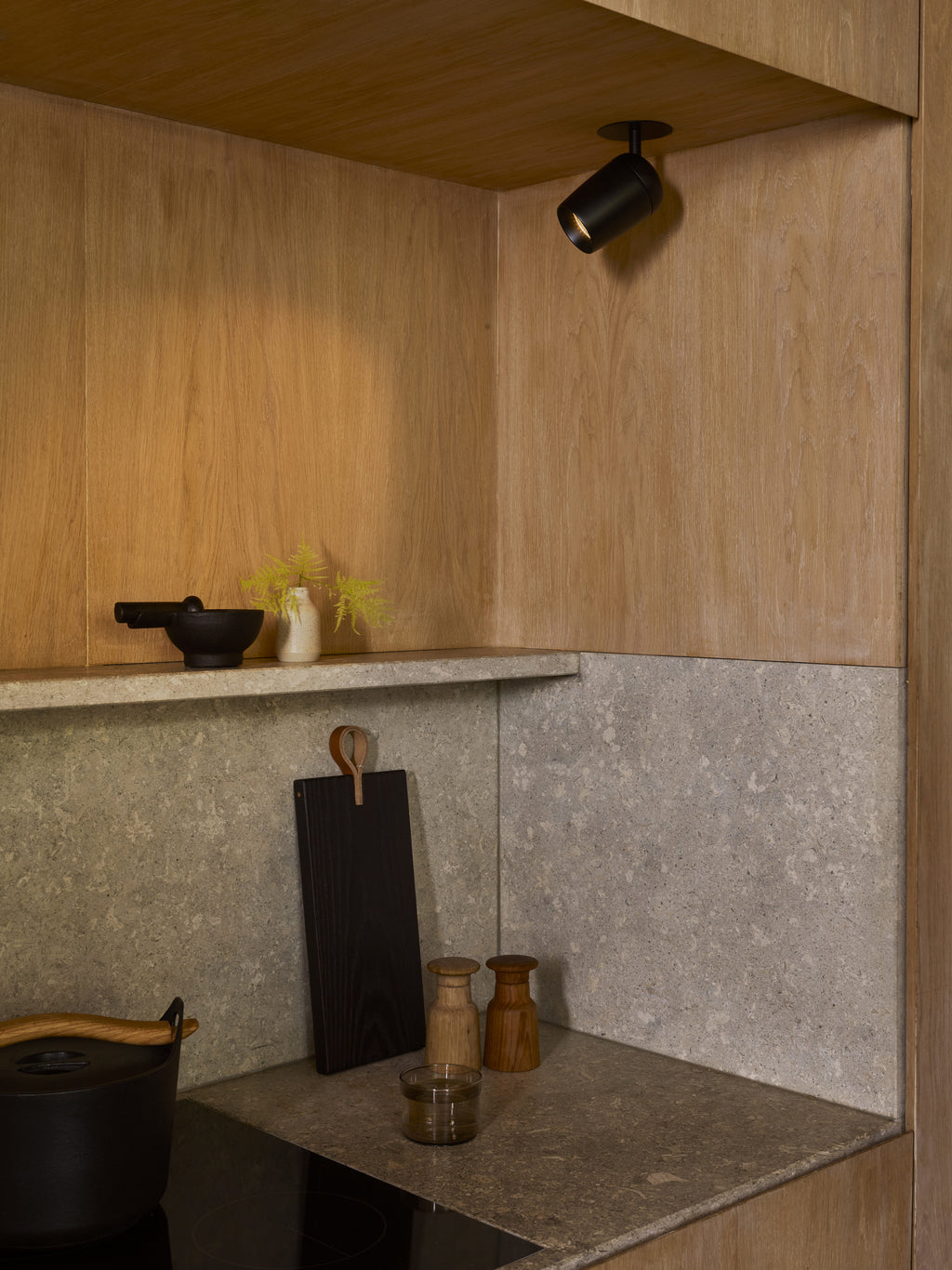 Astro Koto Recessed Spotlight in Matt Black