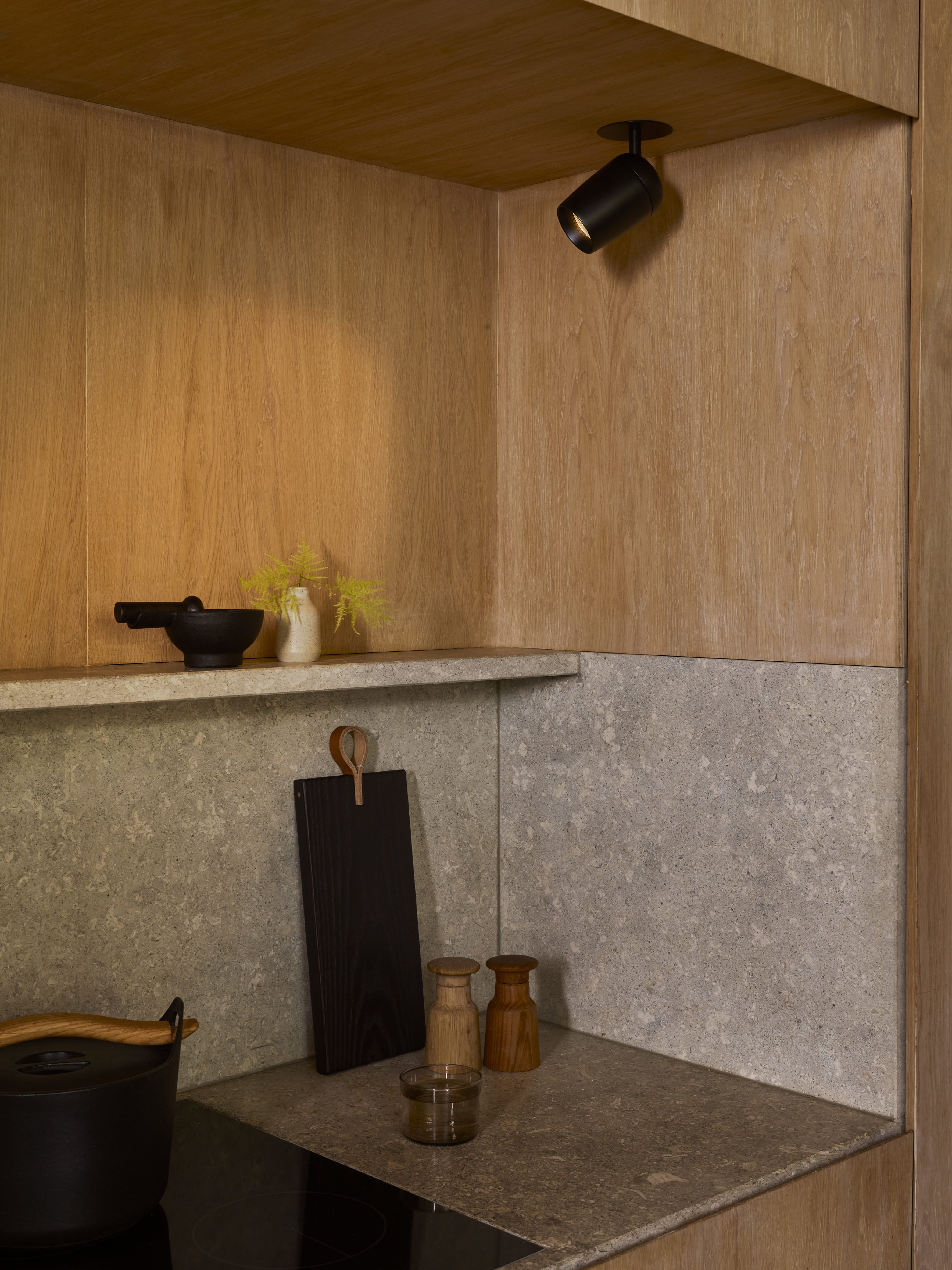 Astro Koto Recessed Spotlight in Matt Black
