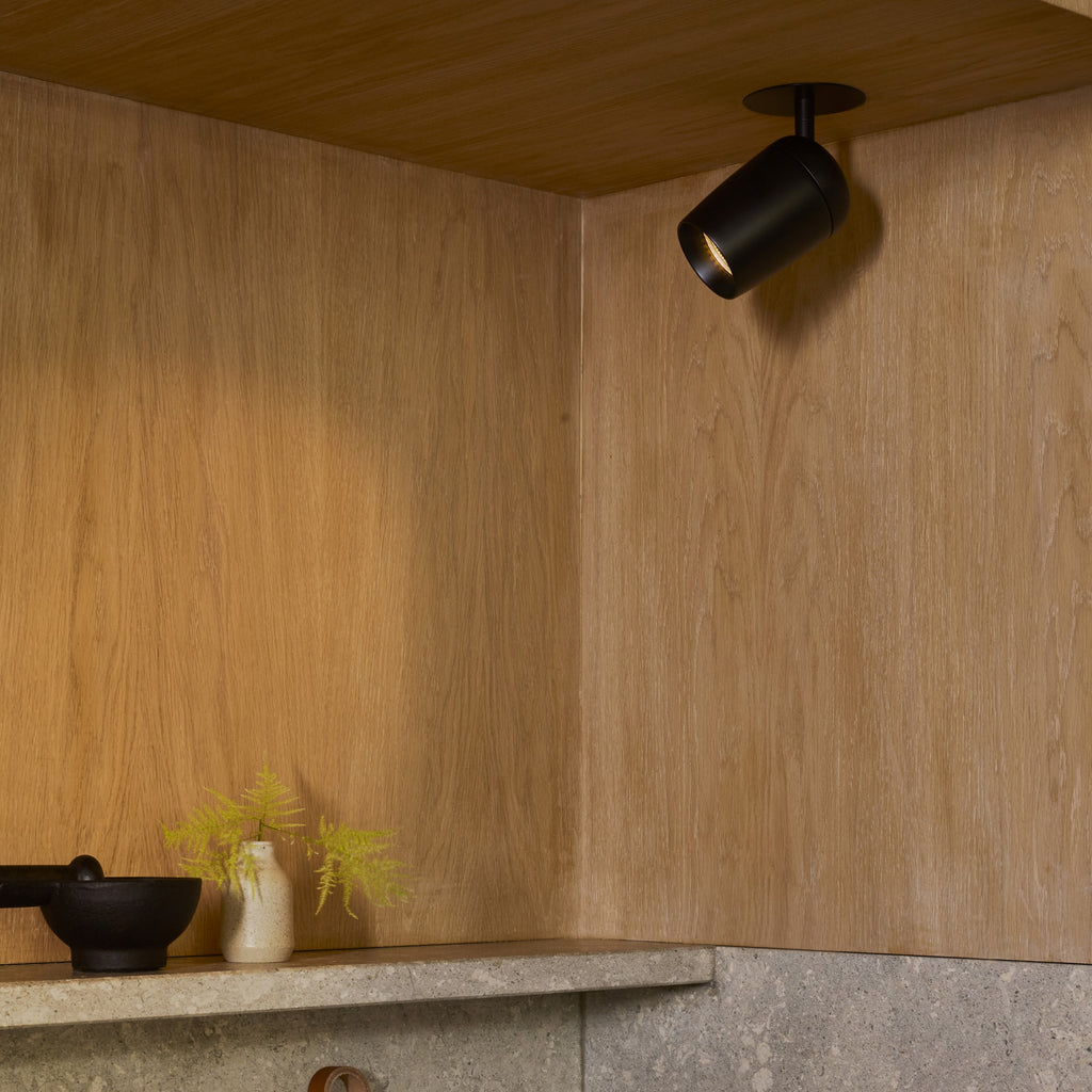 Astro Koto Recessed Spotlight in Matt Black