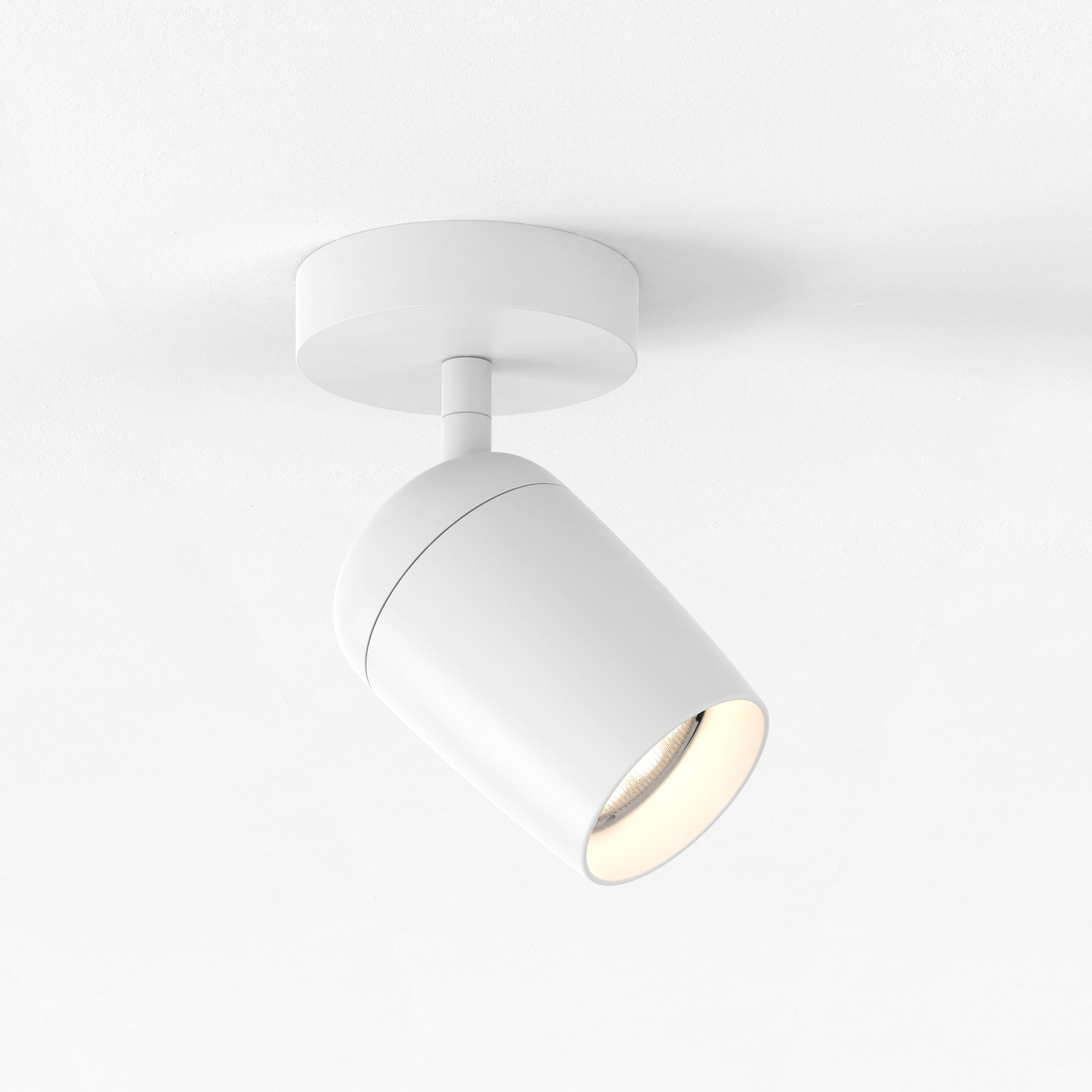 Astro Koto Single Spotlight in Matt White