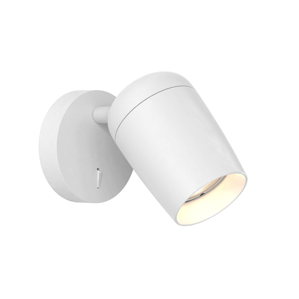 Astro Koto Switched Reading Light in Matt White