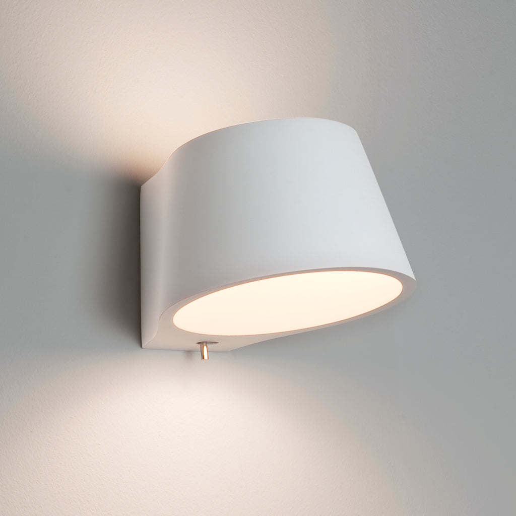 Astro Koza Wall Light in Plaster