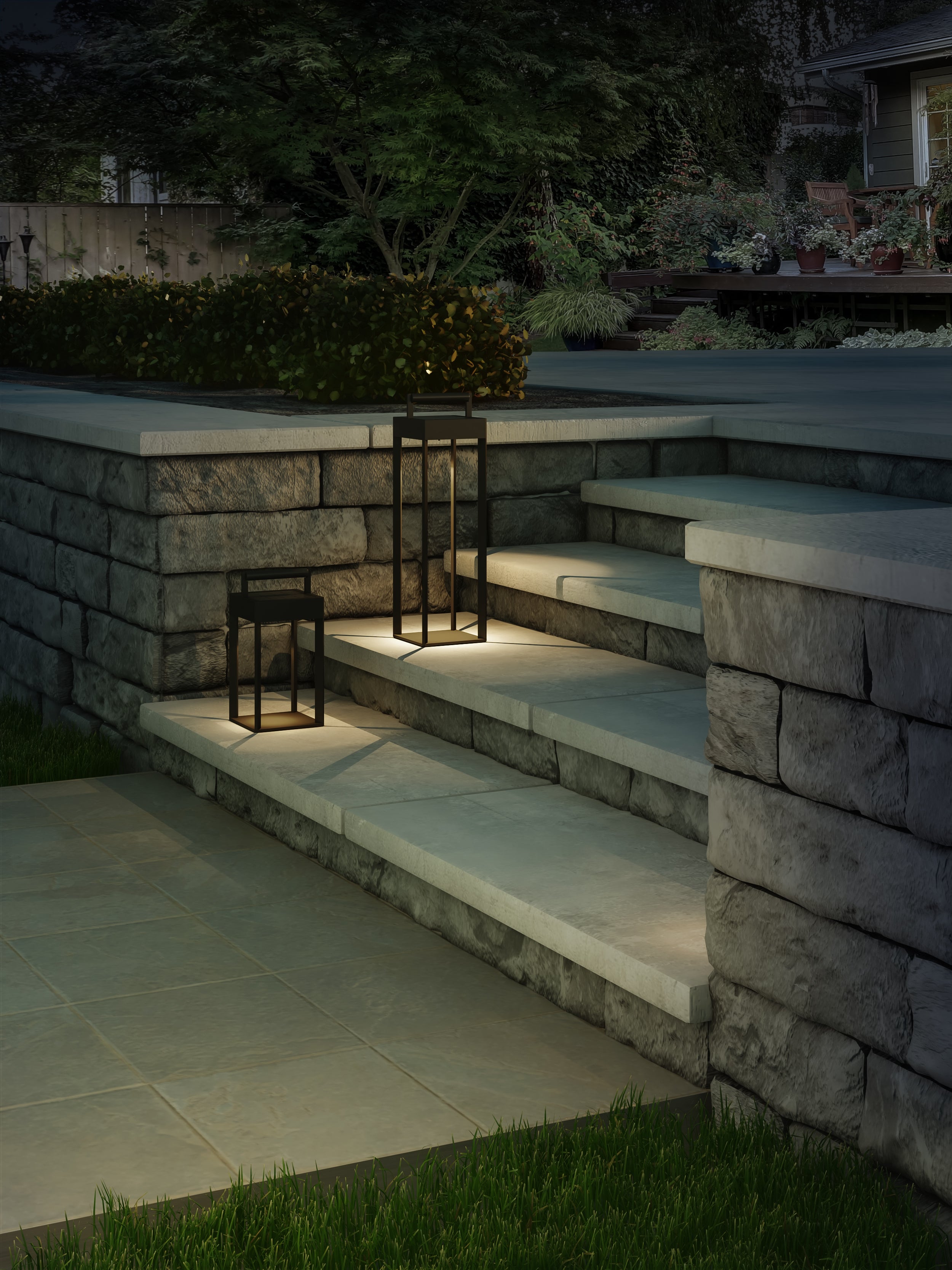 Astro Kuro 250 Solar Powered Outdoor Floor Lamp in Textured Black