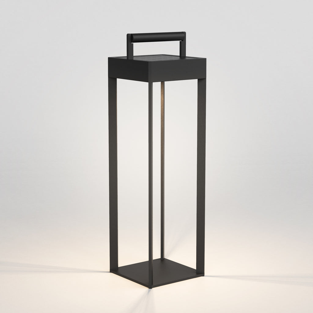 Astro Kuro 450 Solar Powered Outdoor Floor Lamp in Textured Black