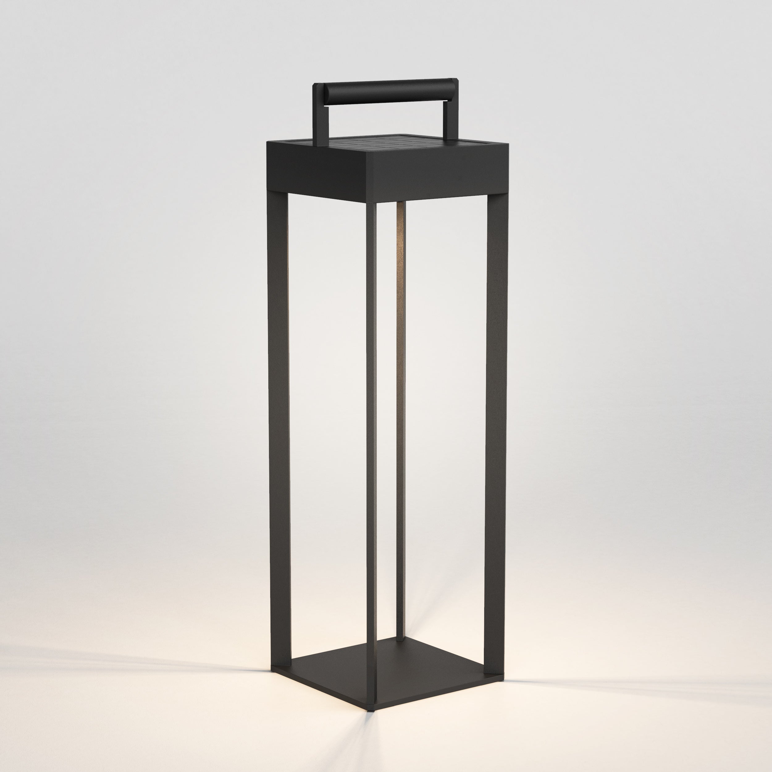 Astro Kuro 450 Solar Powered Outdoor Floor Lamp in Textured Black
