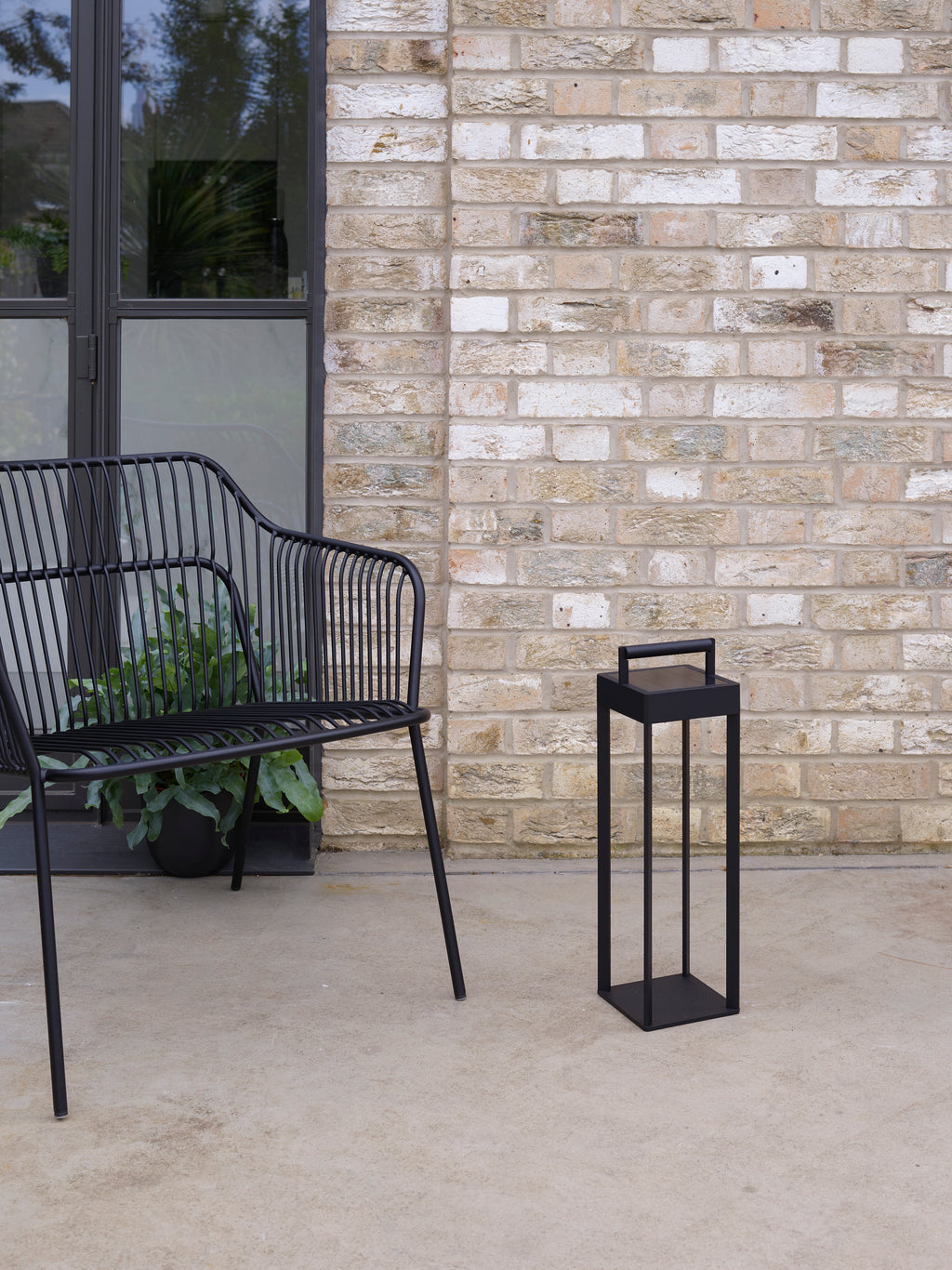 Astro Kuro 450 Solar Powered Outdoor Floor Lamp in Textured Black