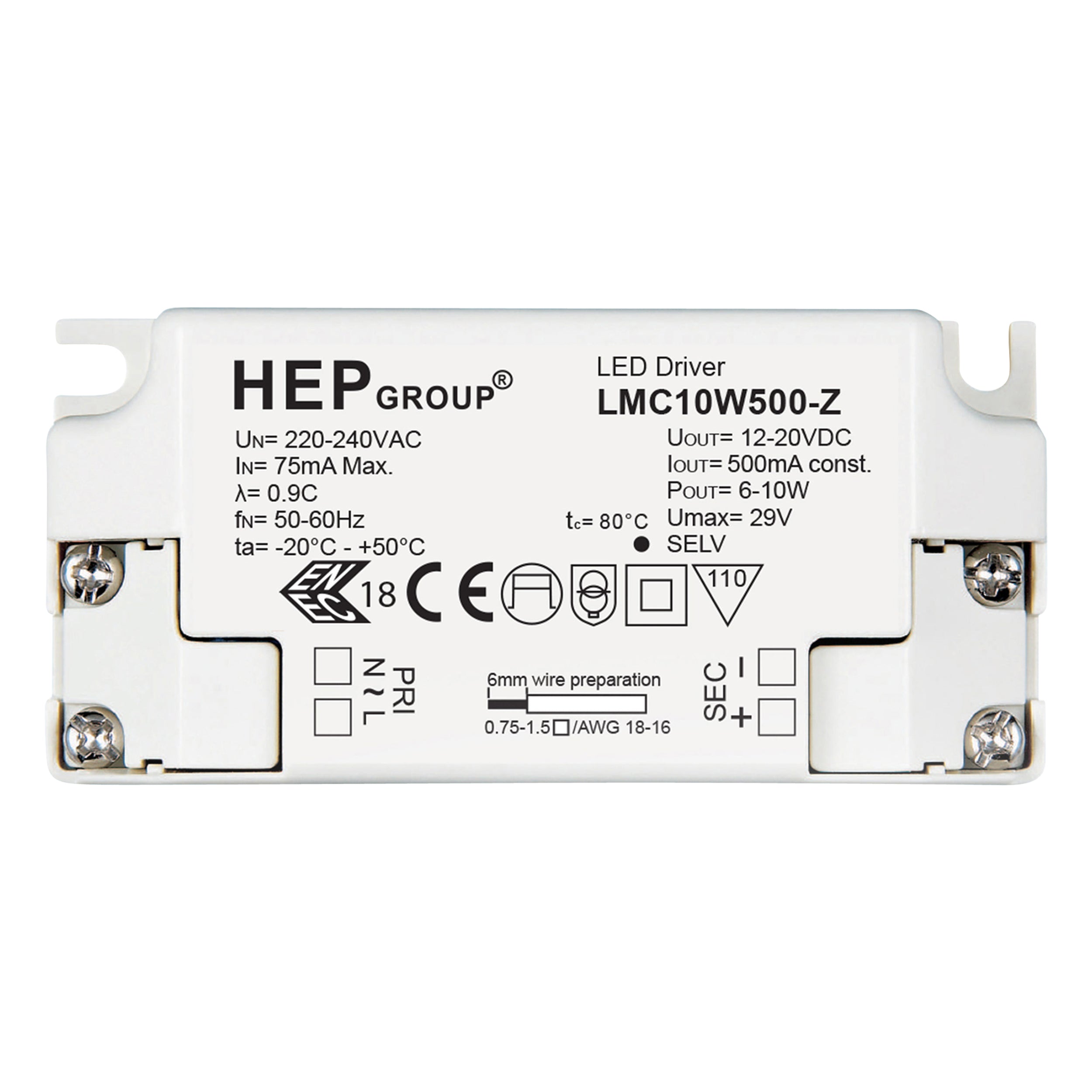 Astro LED Driver CC 700mA 6-10W LED Driver 6008022