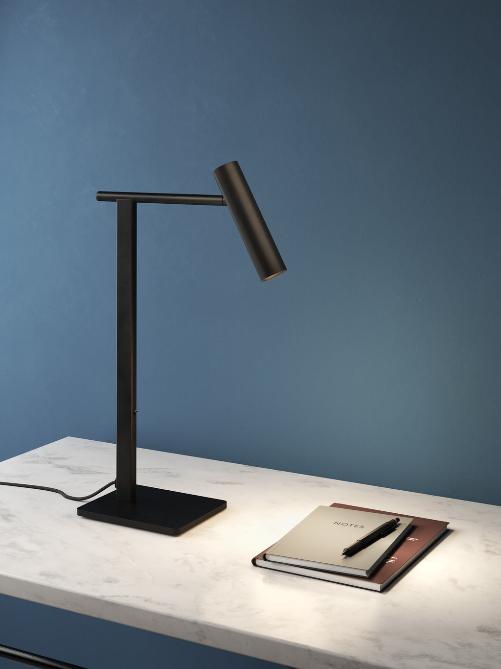 Astro Leda Round Shade in Matt Black