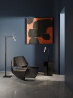 Astro Leda Round Shade in Matt Nickel