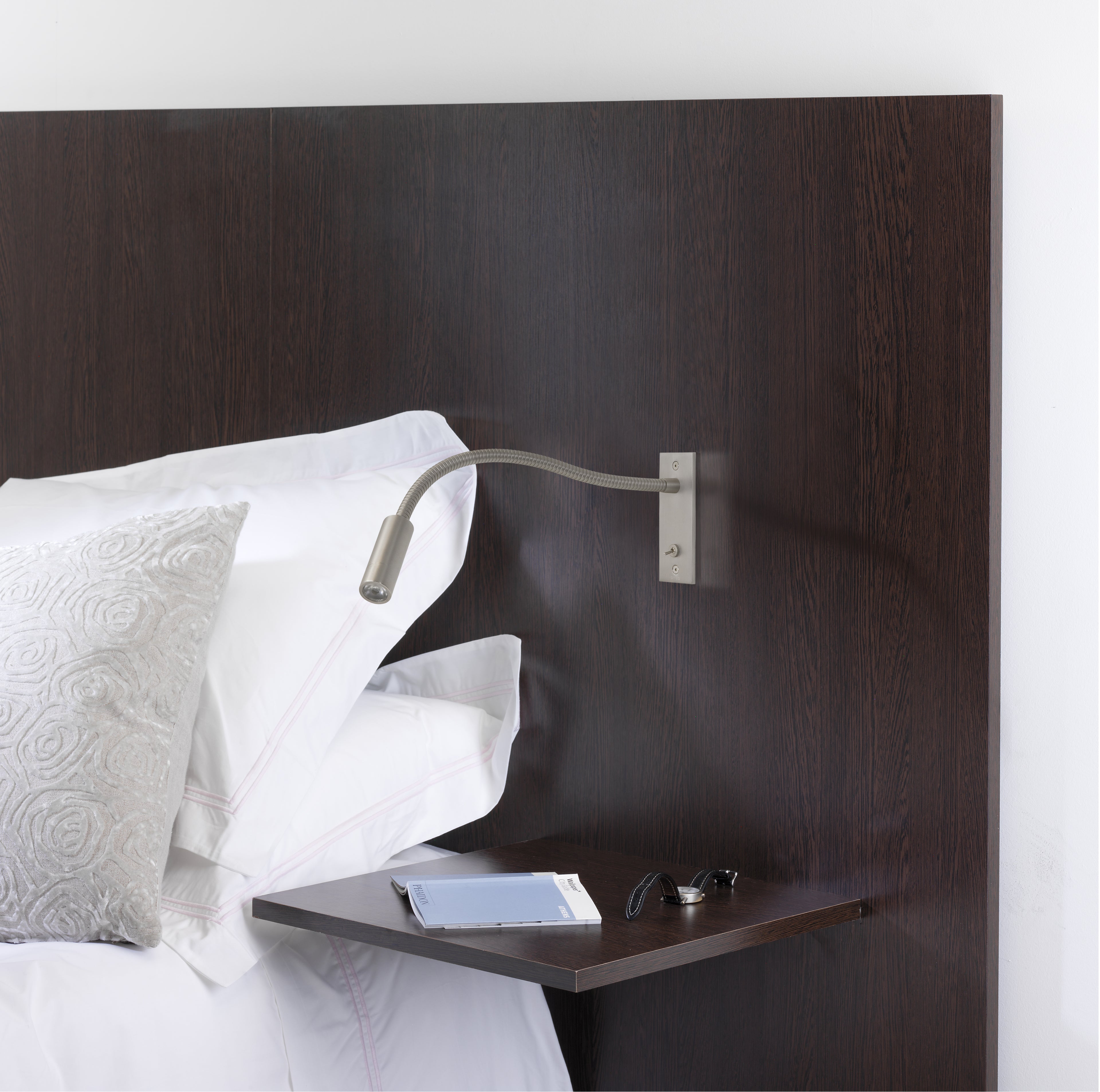 Astro Leo Recessed Switched Reading Light in Matt Nickel