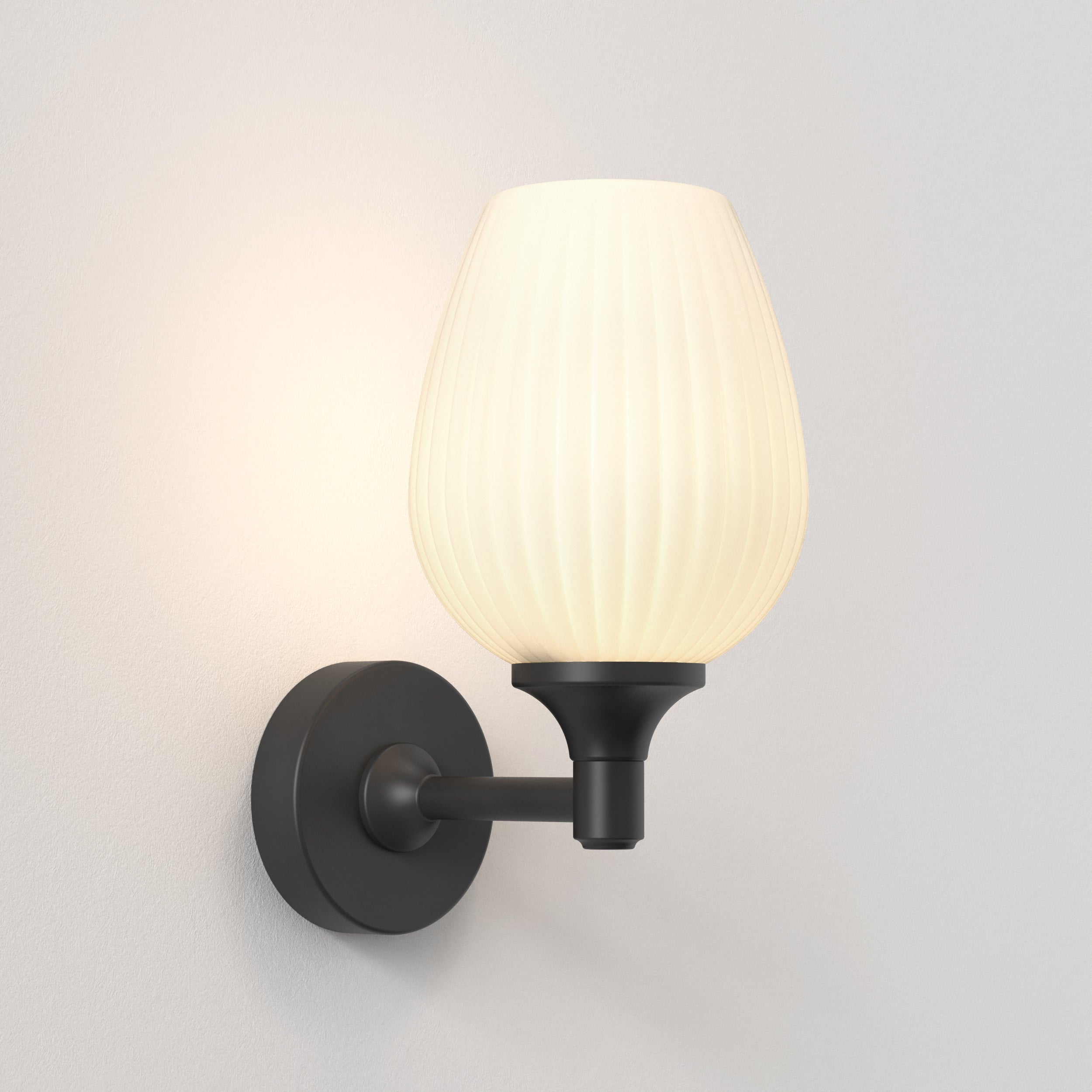 Astro Liberty Bathroom Wall Light in Matt Black