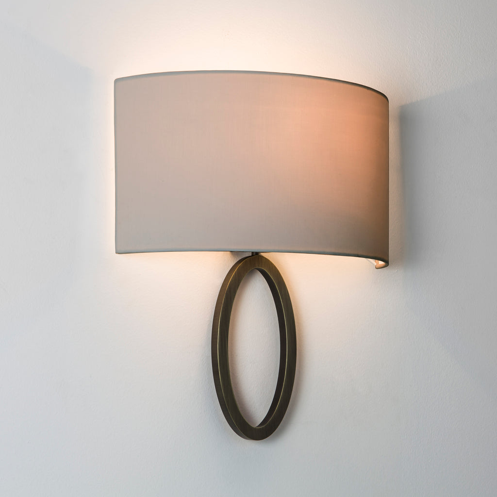 Astro Lima Wall Light in Bronze without Shade