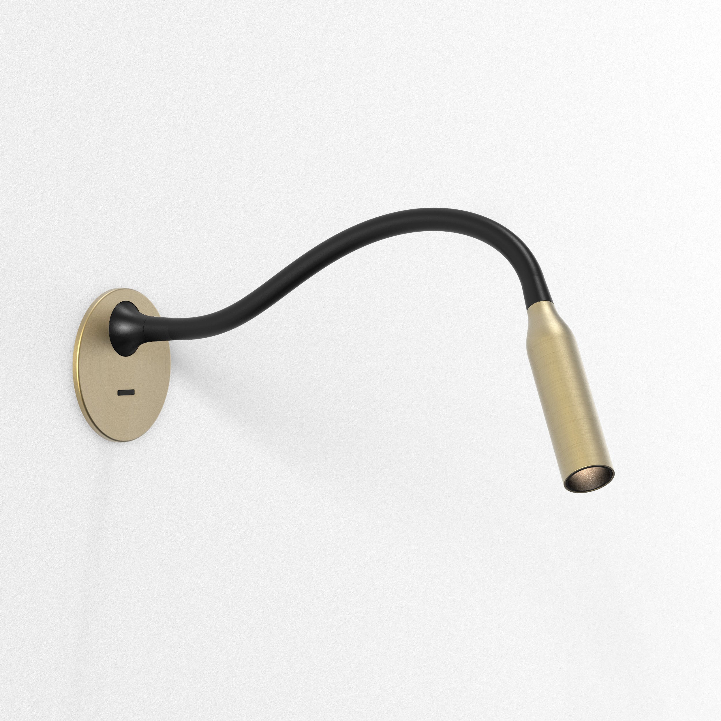 Astro Lucca Recessed Reading Light in Matt Gold