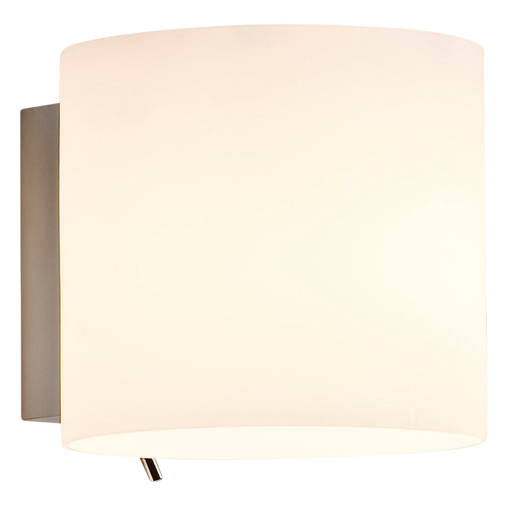 Astro Luga Indoor Wall Light in White Glass