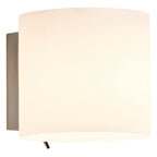 Astro Luga Indoor Wall Light in White Glass