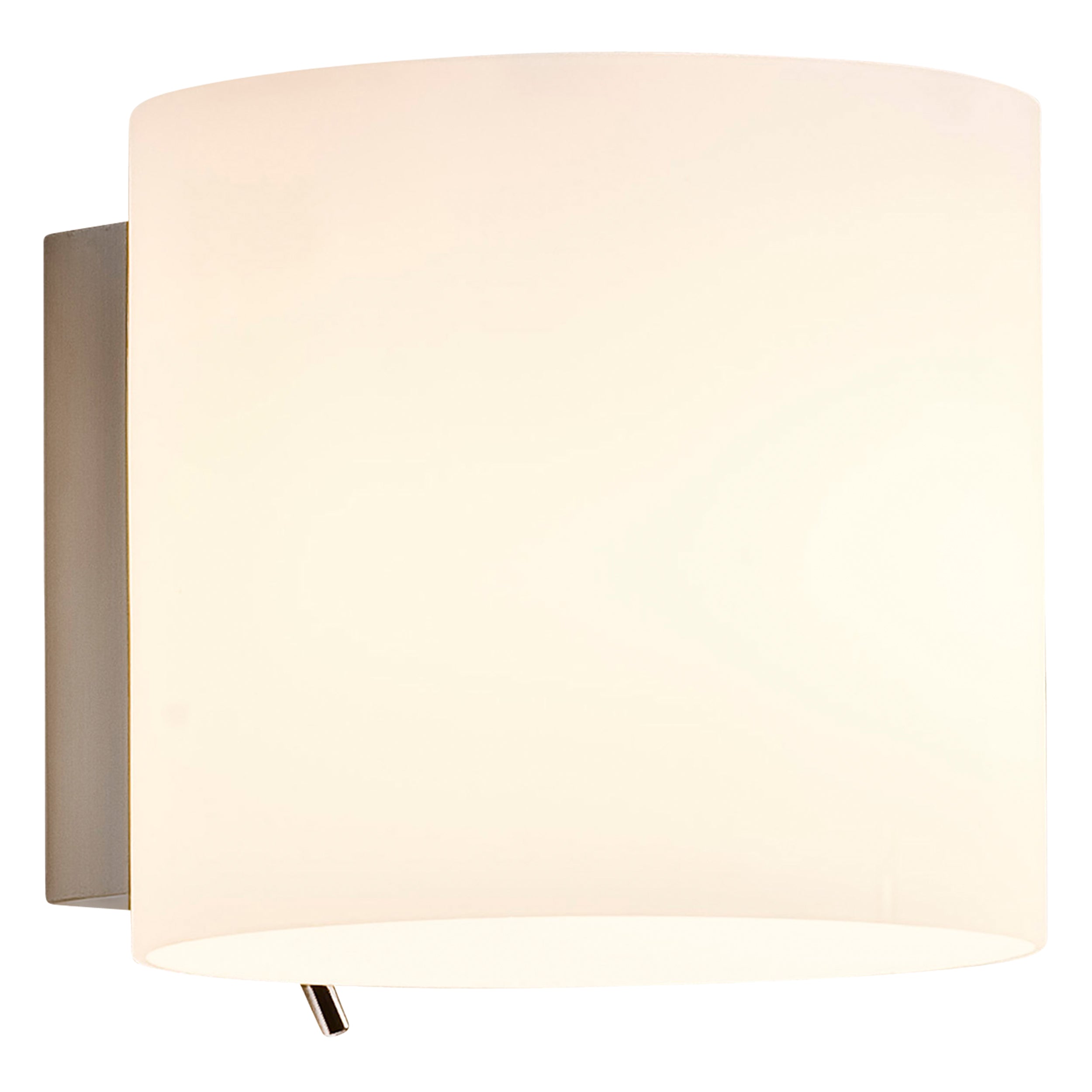 Astro Luga Indoor Wall Light in White Glass