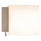 Astro Luga Indoor Wall Light in White Glass