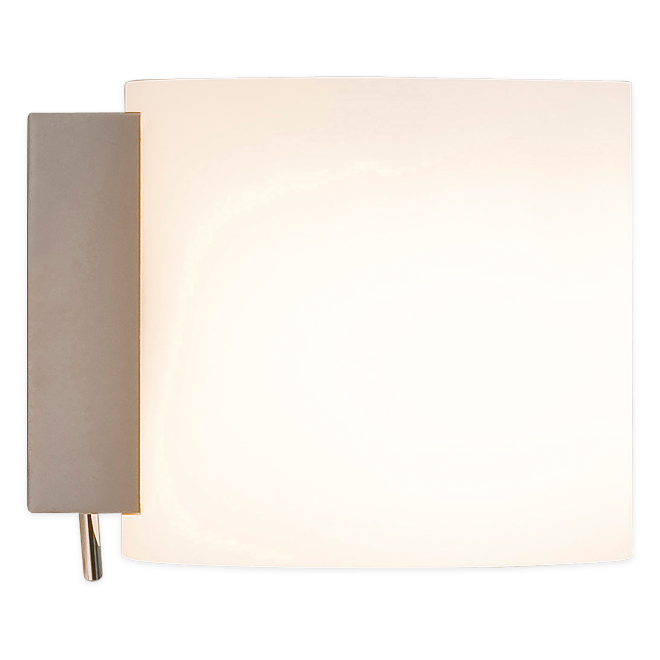Astro Luga Indoor Wall Light in White Glass