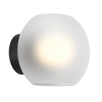 Astro Luna Wall Light in Matt White with Frosted Shade