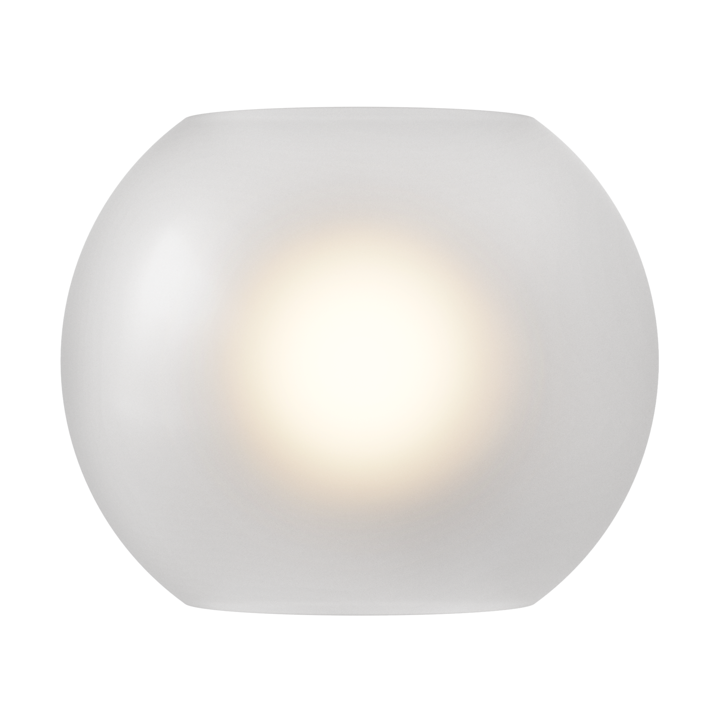 Astro Luna Wall Light in Matt White with Frosted Shade