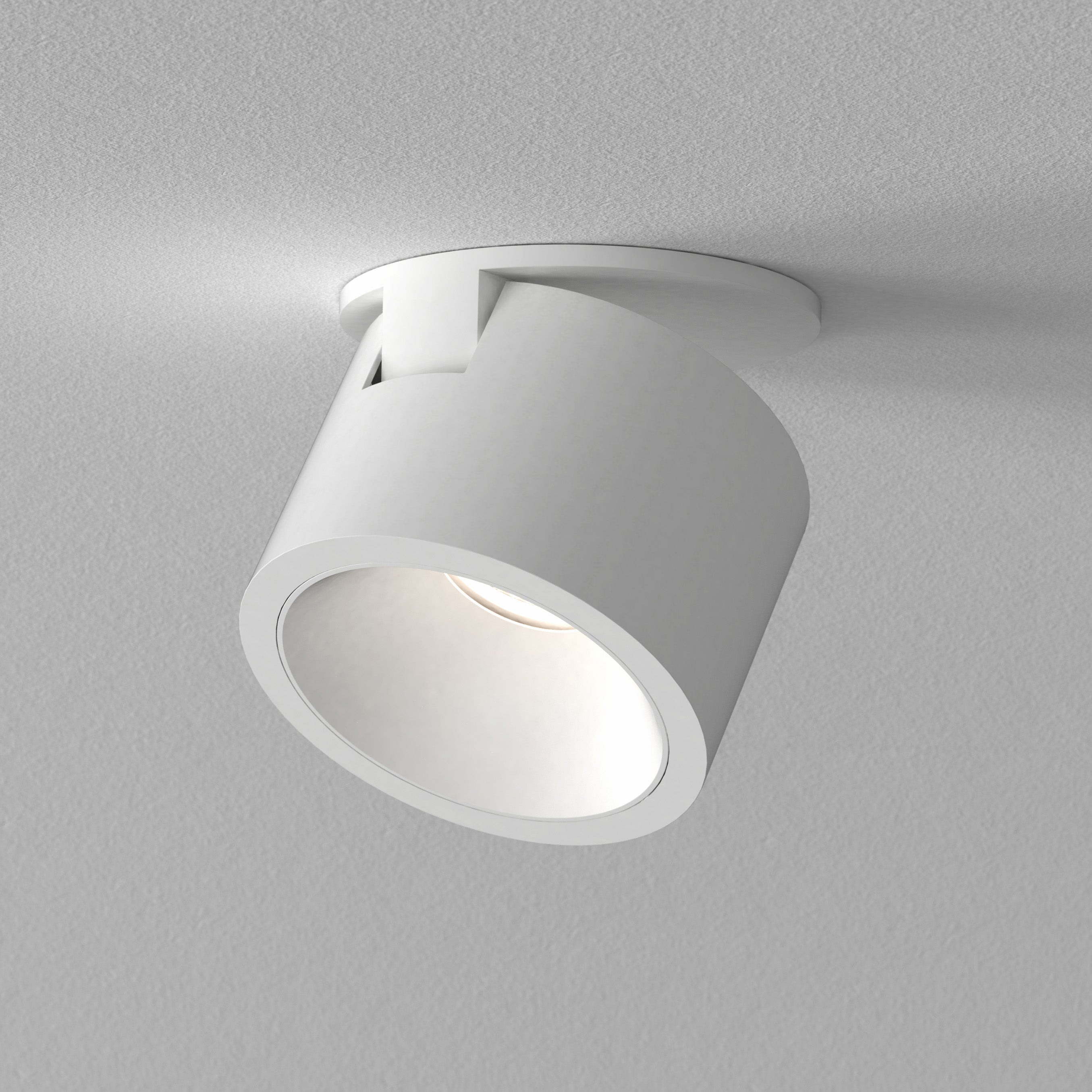 Astro Lynx Recessed Spotlight in Matt White