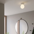 Astro Lyra 140 Bathroom Ceiling Light in Gloss Glaze White