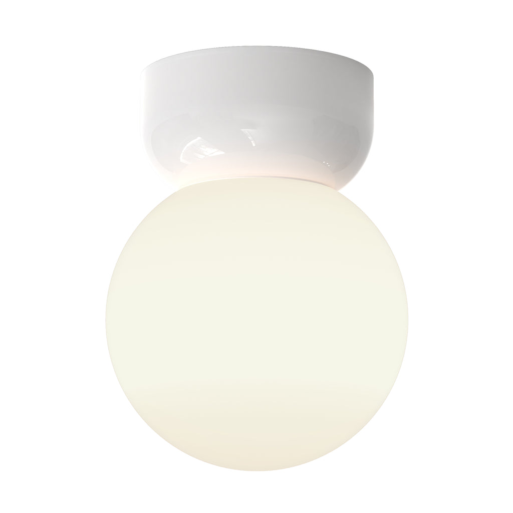 Astro Lyra 180 Bathroom Ceiling Light in Gloss Glaze White